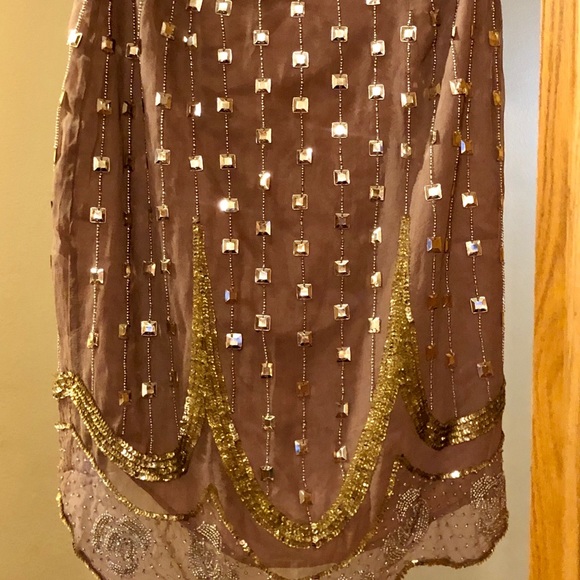 Silk beaded & sequined skirt - Picture 2 of 6